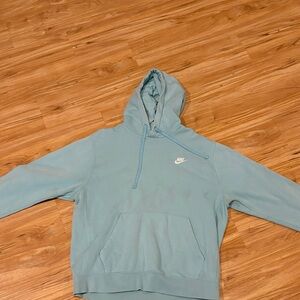 Nike Men's Light Blue Hoodie